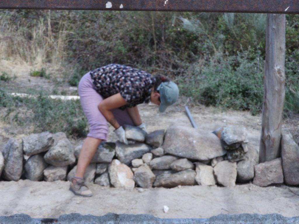 Dry stone wall practice