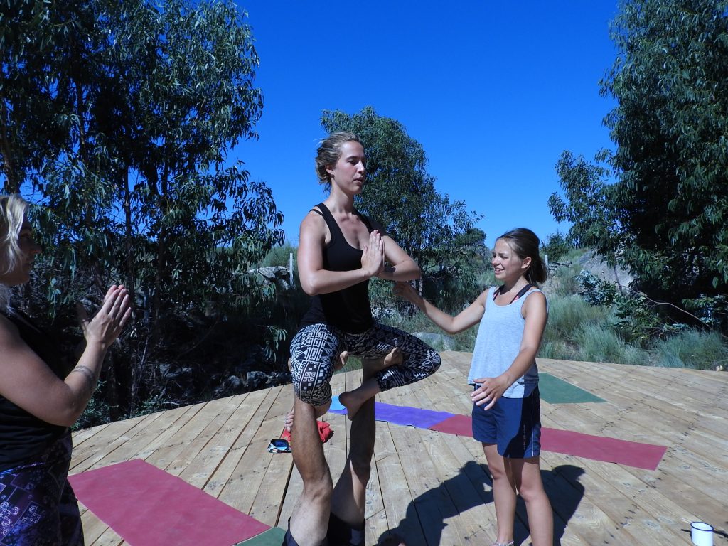 Acro Yoga, anyone can do it.