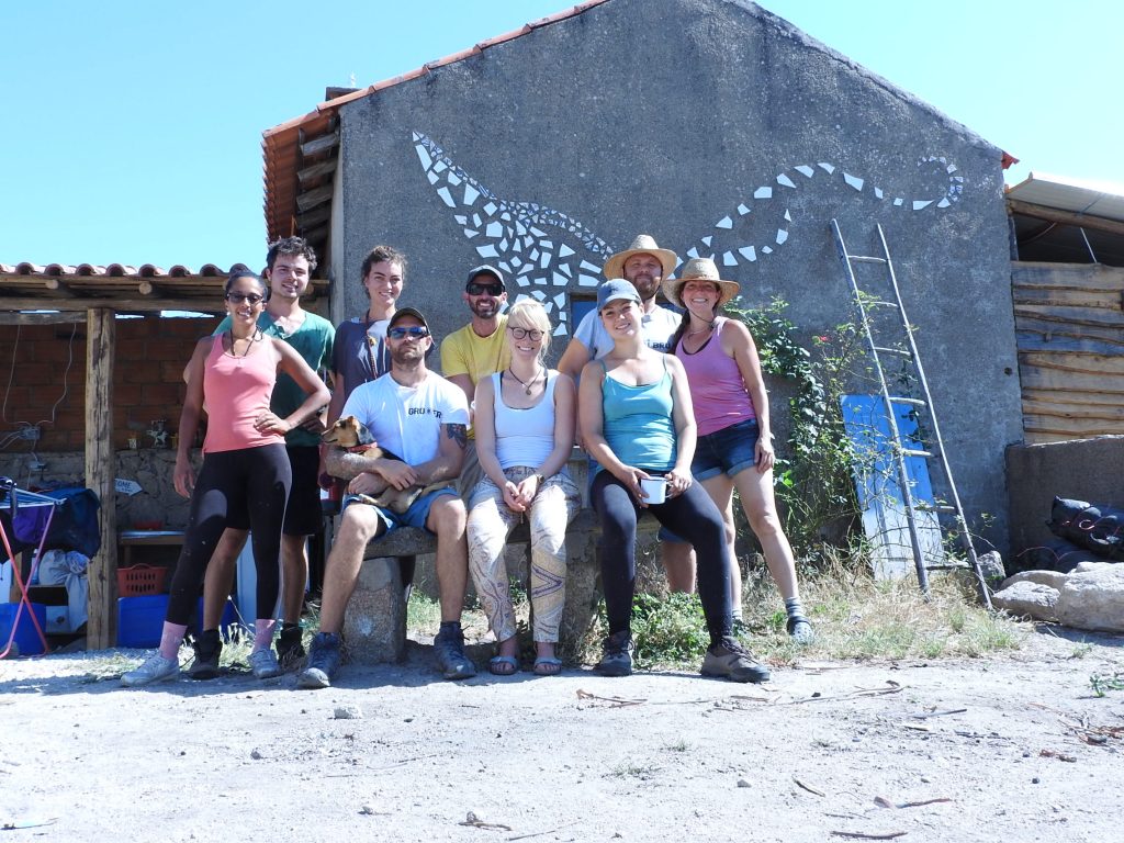 One of the group of volunteers this summer