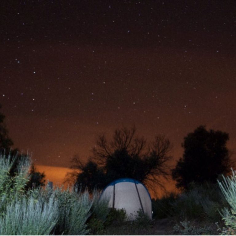 Camping in the stars