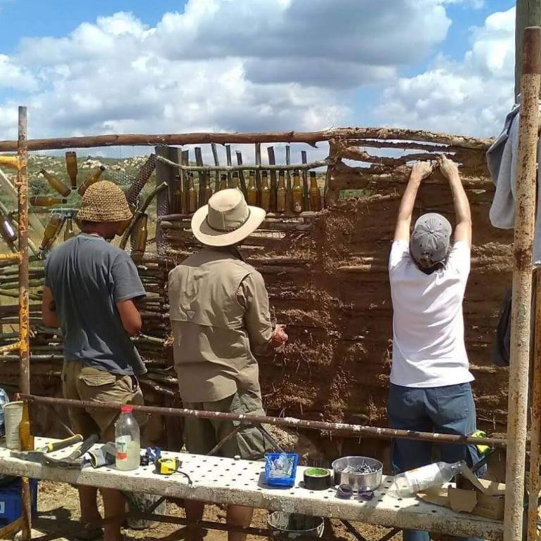 Natural Building - Natural Wattle and daub chicken house